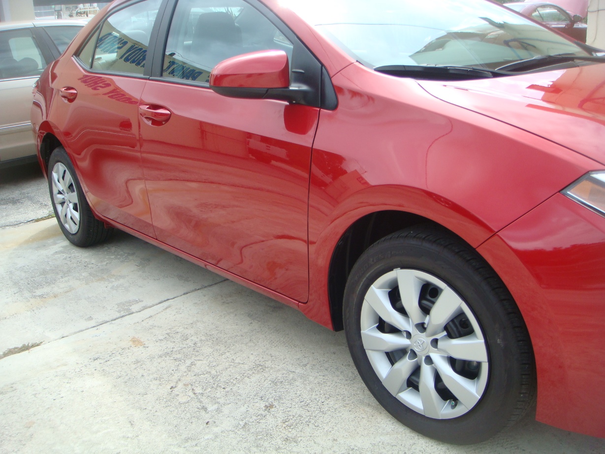 Toyota paint repairs