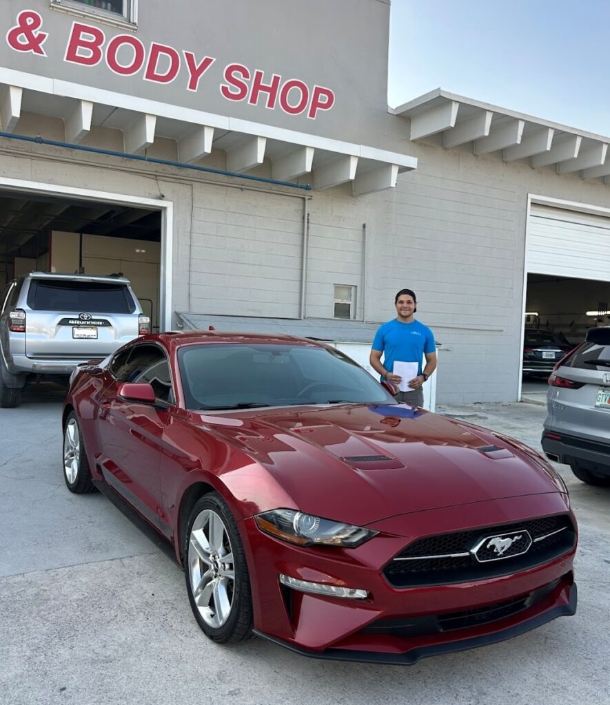 Ford Mustang Auto Body Repair by Elite Paint and Body Shop