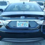 Before and after photographs of a damaged Hyundai that was repaired by Elite Paint & Body Shop in West Palm Beach, FL