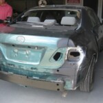 Before and After Pictures of a Toyota Corolla Fixed by Elite Paint & Body Shop