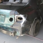Before and After Pictures of a Toyota Corolla Fixed by Elite Paint & Body Shop